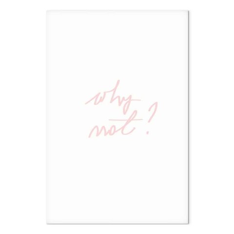 Obraz - Why Not? (1-częściowy) pionowy 20x30 Akustyczny
