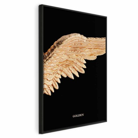 Obraz - Lekkość istnienia (1-częściowy) pionowy 80x120 W ramie drewnianej czarnej