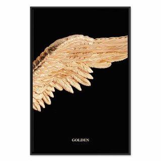 Obraz - Lekkość istnienia (1-częściowy) pionowy 80x120 W ramie drewnianej czarnej