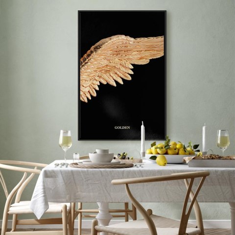 Obraz - Lekkość istnienia (1-częściowy) pionowy 80x120 W ramie drewnianej czarnej