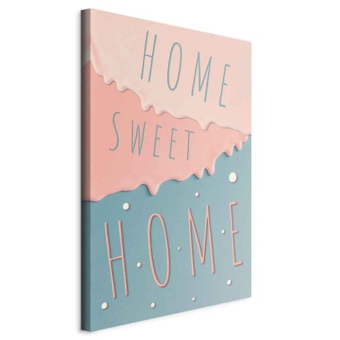 Obraz - Napisy: Home Sweet Home (1-częściowy) pionowy 20x30 Standard