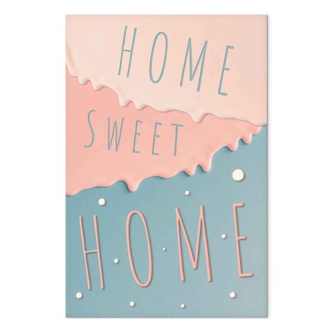 Obraz - Napisy: Home Sweet Home (1-częściowy) pionowy 40x60 Standard
