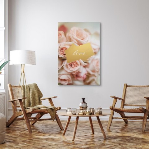 Obraz - Jedno uczucie (1-częściowy) pionowy 20x30 Akustyczny