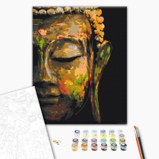 Obraz do samodzielnego malowania - Budda w cieniu 40x50