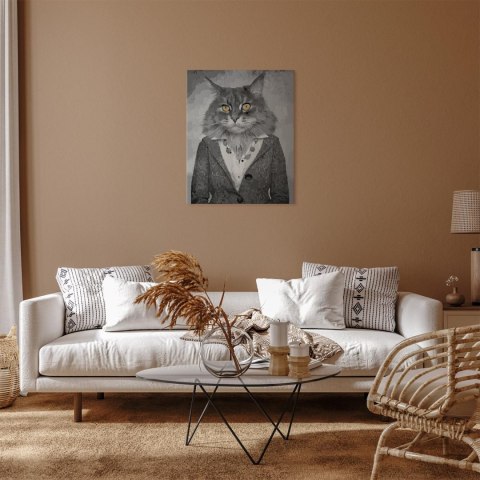Obraz do samodzielnego malowania - Elegancki kot 40x50