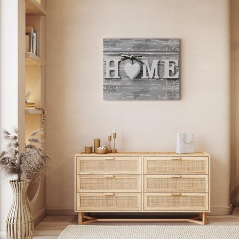Obraz do samodzielnego malowania - Home (napis) 50x40