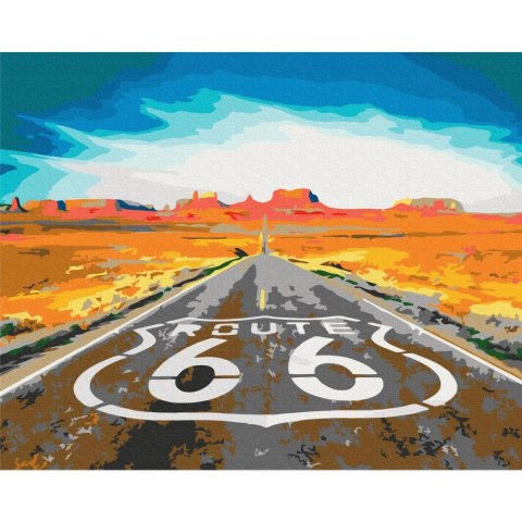 Obraz do samodzielnego malowania - Route 66 50x40