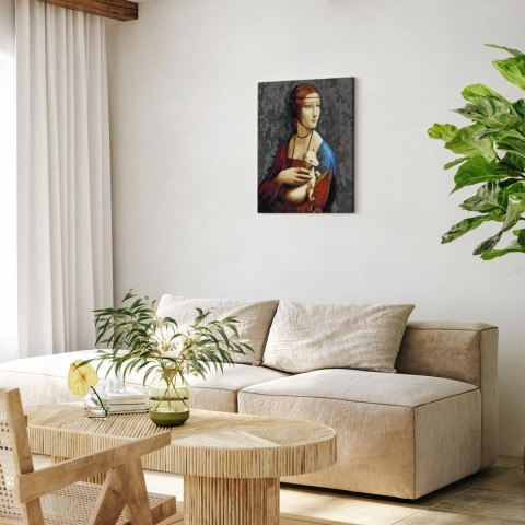 Obraz do samodzielnego malowania - Słynny portret 40x50
