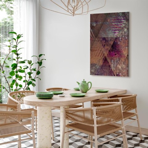 Obraz - Jesienna abstrakcja (1-częściowy) pionowy 20x30 Na płótnie włoskim