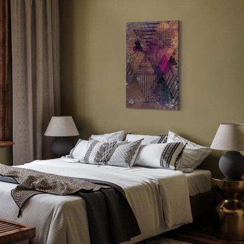Obraz - Miodowa abstrakcja (1-częściowy) pionowy 20x30 Standard