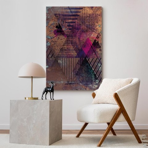 Obraz - Miodowa abstrakcja (1-częściowy) pionowy 60x90 Standard
