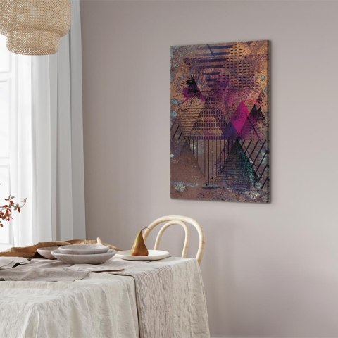 Obraz - Miodowa abstrakcja (1-częściowy) pionowy 60x90 Standard