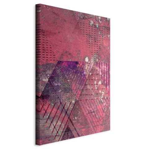 Obraz - Karmazynowa abstrakcja (1-częściowy) pionowy 60x90 Standard