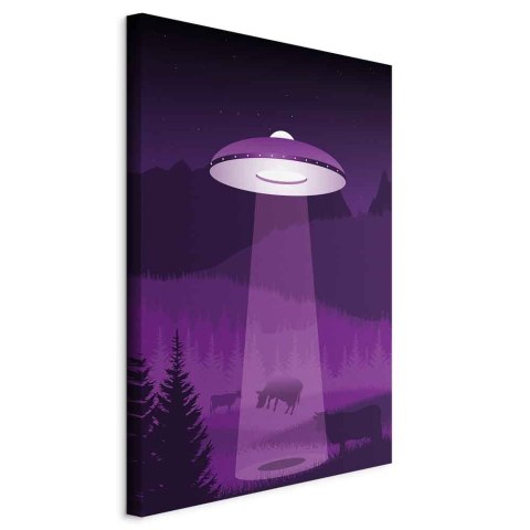 Obraz - Ufo (1-częściowy) pionowy 40x60 Na płótnie włoskim