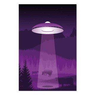 Obraz - Ufo (1-częściowy) pionowy 40x60 Na płótnie włoskim