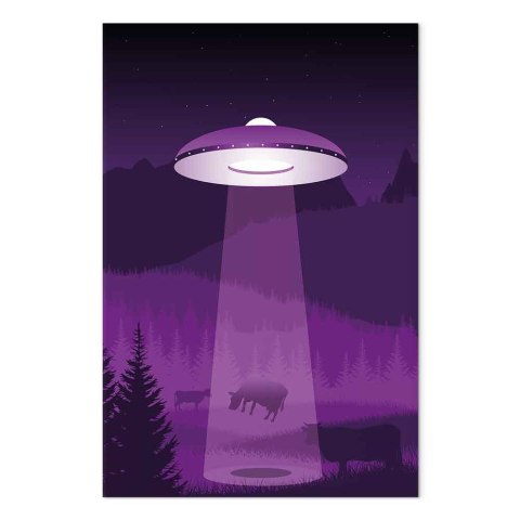 Obraz - Ufo (1-częściowy) pionowy 40x60 Na płótnie włoskim