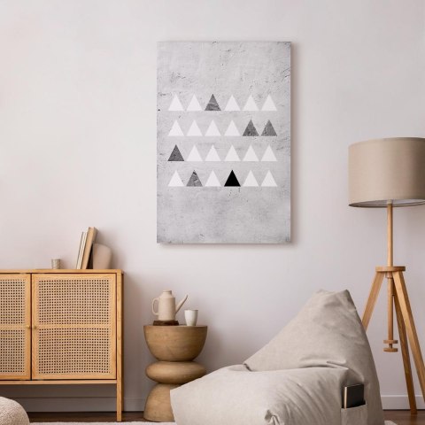 Obraz - Szary las (1-częściowy) pionowy 20x30 Standard