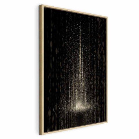 Obraz - Zamieć śnieżna (1-częściowy) pionowy 40x60 W ramie drewnianej naturalnej