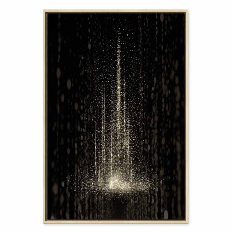 Obraz - Zamieć śnieżna (1-częściowy) pionowy 40x60 W ramie drewnianej naturalnej