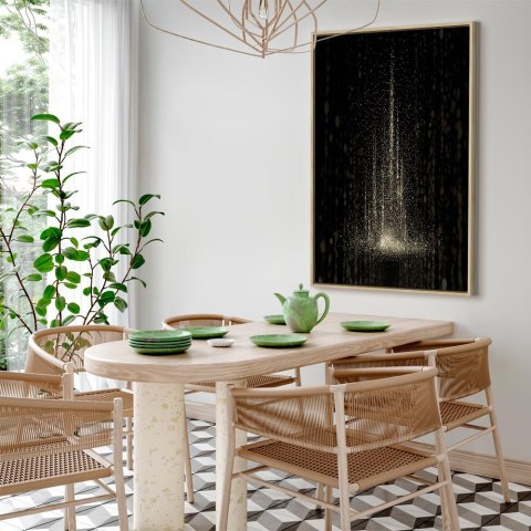 Obraz - Zamieć śnieżna (1-częściowy) pionowy 40x60 W ramie drewnianej naturalnej