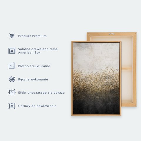 Obraz - Zamieć śnieżna (1-częściowy) pionowy 40x60 W ramie drewnianej naturalnej