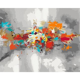 Obraz do samodzielnego malowania - Artystyczny nieład 50x40