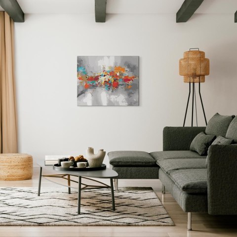 Obraz do samodzielnego malowania - Artystyczny nieład 50x40