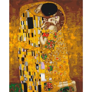 Obraz do samodzielnego malowania - Klimt: Pocałunek 40x50