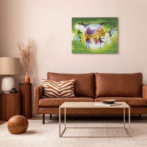 Obraz do samodzielnego malowania - Mistrzostwa 50x40