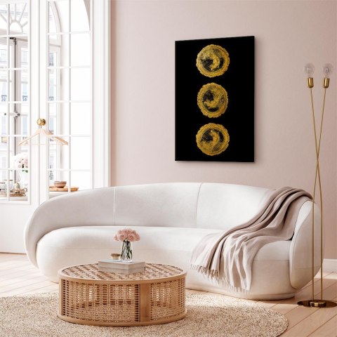 Obraz - Złote sęki (1-częściowy) pionowy 20x30 Standard