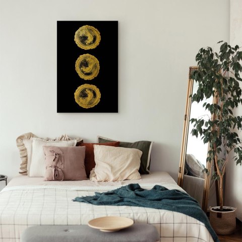 Obraz - Złote sęki (1-częściowy) pionowy 20x30 Standard