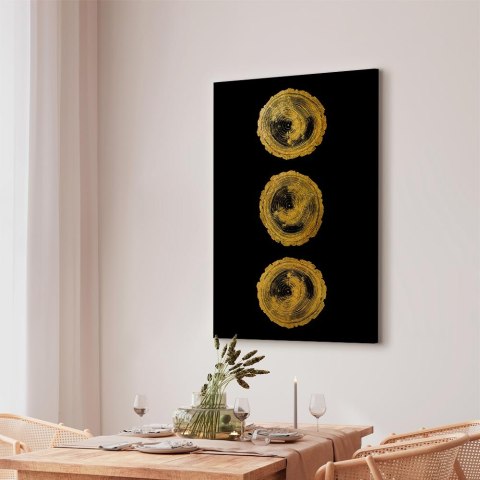 Obraz - Złote sęki (1-częściowy) pionowy 60x90 Standard
