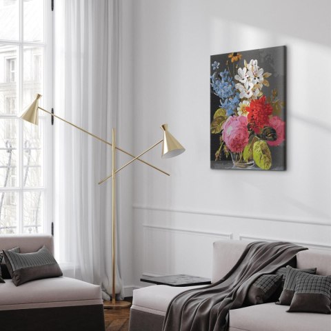 Obraz do samodzielnego malowania - Bukiet w szklance 40x50