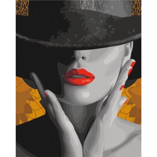 Obraz do samodzielnego malowania - Elegancka kobieta 40x50