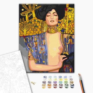 Obraz do samodzielnego malowania - Gustav Klimt: Judyta z głową Holofernesa 40x50