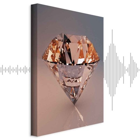 Obraz - Drogi diament (1-częściowy) pionowy 20x30 Akustyczny
