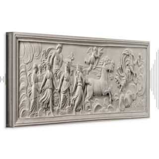 Obraz - Relief: Apollo i Muzy 120x40 Akustyczny