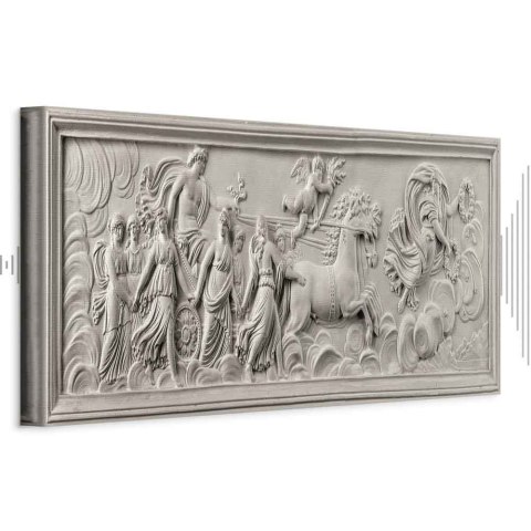 Obraz - Relief: Apollo i Muzy 135x45 Akustyczny