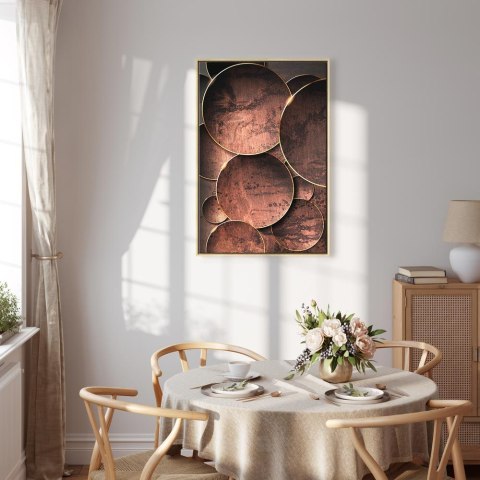 Obraz - Dźwięki natury (1-częściowy) pionowy 40x60 W ramie drewnianej naturalnej