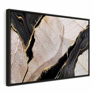 Obraz - Chwila (1-częściowy) szeroki 60x40 W ramie drewnianej czarnej