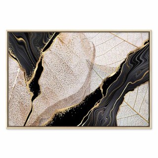 Obraz - Chwila (1-częściowy) szeroki 90x60 W ramie drewnianej naturalnej