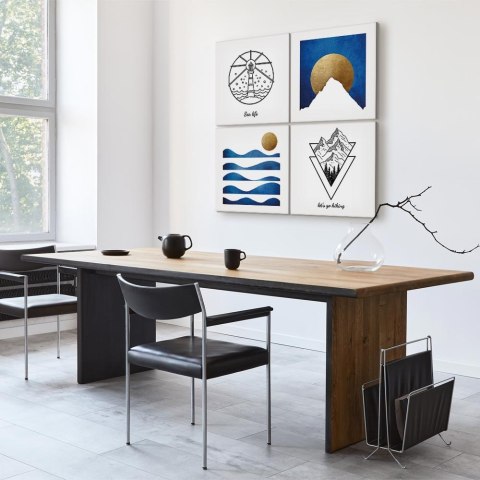 Obraz - Morze czy góry (4-częściowy) 80x80 Standard