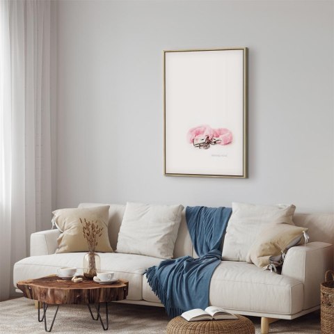 Obraz - Rendez Vous (1-częściowy) pionowy 60x90 W ramie drewnianej naturalnej