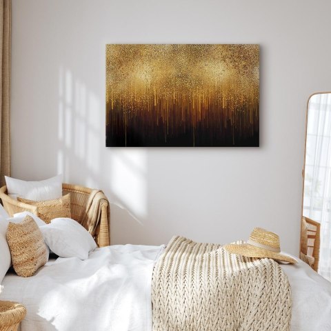 Obraz - Złota ekspansja (1-częściowy) szeroki 120x80 Premium Print