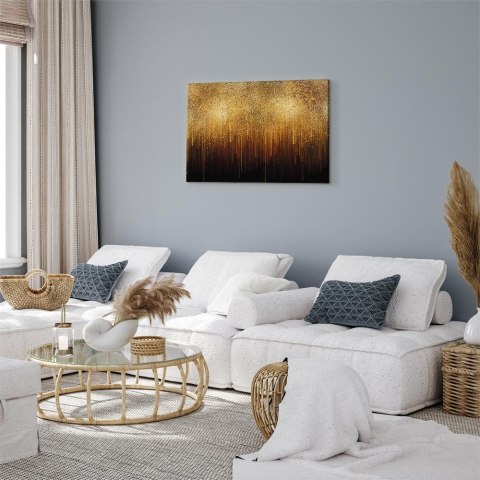 Obraz - Złota ekspansja (1-częściowy) szeroki 90x60 Premium Print