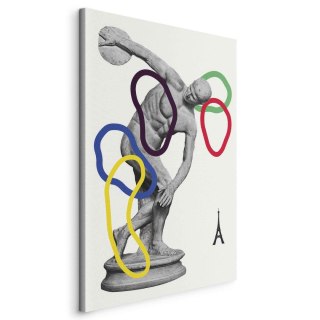 Obraz - Grafika kolaż 80x120 Na płótnie włoskim