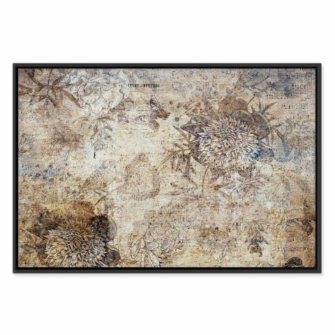 Obraz - Ukryte piękno (1-częściowy) szeroki 120x80 W ramie drewnianej czarnej