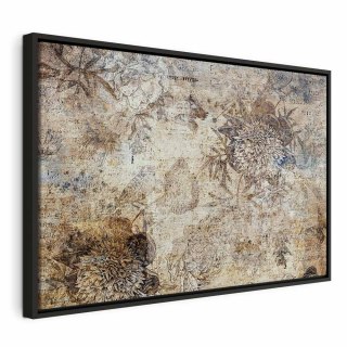 Obraz - Ukryte piękno (1-częściowy) szeroki 60x40 W ramie drewnianej czarnej