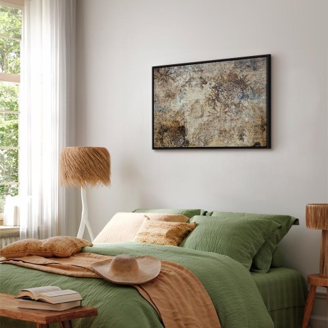 Obraz - Ukryte piękno (1-częściowy) szeroki 90x60 W ramie drewnianej czarnej