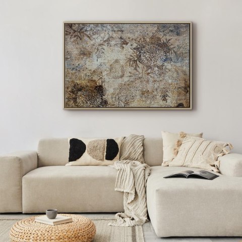 Obraz - Ukryte piękno (1-częściowy) szeroki 90x60 W ramie drewnianej naturalnej